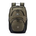 Custom High Sierra Swoop SG Laptop Backpack - Olive