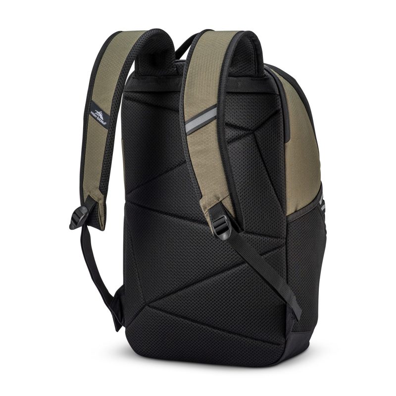 Custom High Sierra Swoop SG Laptop Backpack - Olive - 6