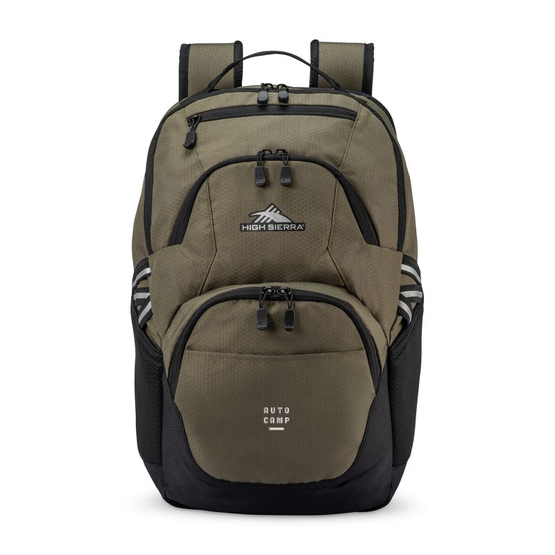 Custom High Sierra Swoop SG Laptop Backpack - Olive