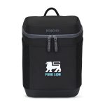 Custom Igloo Day Chiller Recycled Poly Backpack 12 Can Soft Cooler - Black