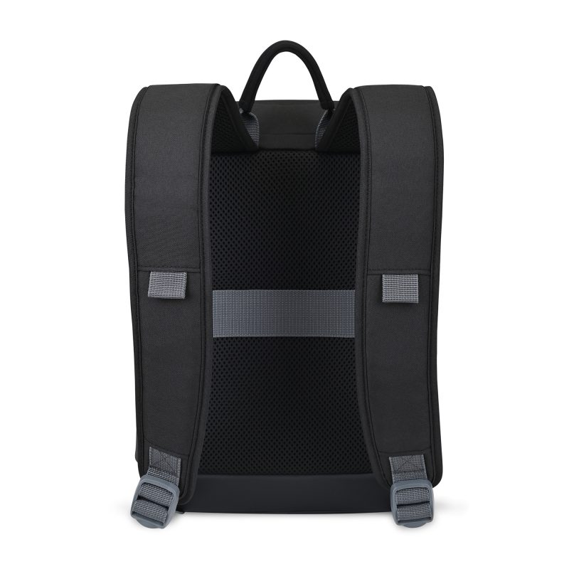Custom Igloo Day Chiller Recycled Poly Backpack 12 Can Soft Cooler - Black - 4