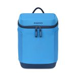 Custom Igloo Day Chiller Recycled Poly Backpack 12 Can Soft Cooler - Brilliant Blue - 1