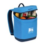 Custom Igloo Day Chiller Recycled Poly Backpack 12 Can Soft Cooler - Brilliant Blue - 2