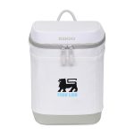 Custom Igloo Day Chiller Recycled Poly Backpack 12 Can Soft Cooler - Cloud White