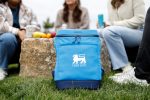 Custom Igloo Day Chiller Recycled Poly Backpack 24 Can Soft Cooler - Brilliant Blue - 6