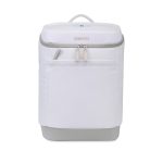 Custom Igloo Day Chiller Recycled Poly Backpack 24 Can Soft Cooler - Cloud White - 1
