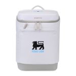 Custom Igloo Day Chiller Recycled Poly Backpack 24 Can Soft Cooler - Cloud White