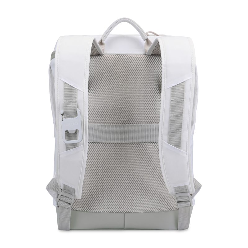 Custom Igloo Day Chiller Recycled Poly Backpack 24 Can Soft Cooler - Cloud White - 4