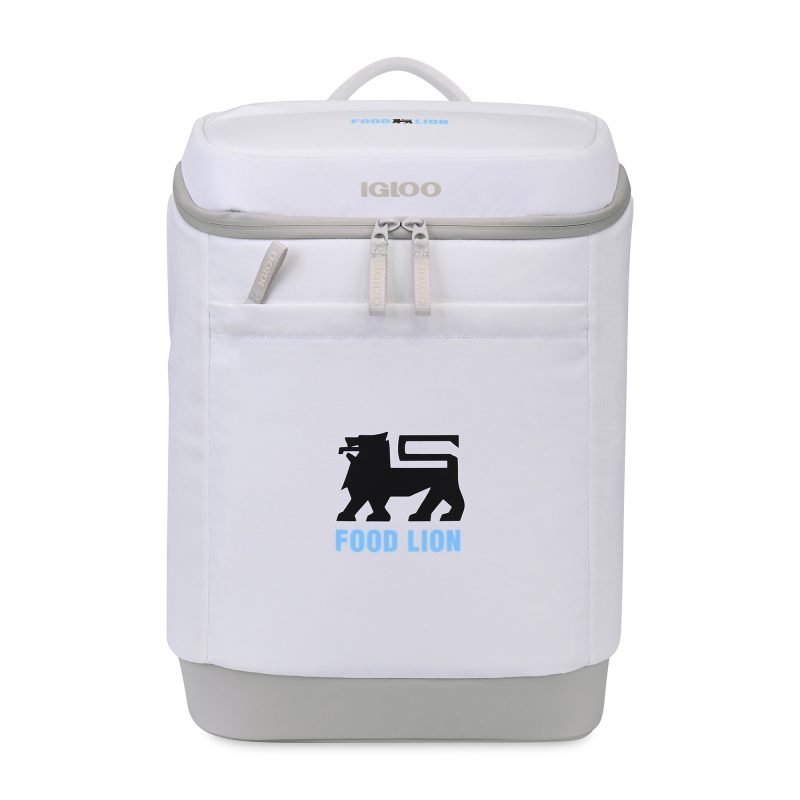 Igloo-Day-Chiller-Recycled-Poly-Backpack-24-Can-Soft-Cooler-Cloud-White-102477-275 Custom Igloo Day Chiller Recycled Poly Backpack 24 Can Soft Cooler - Cloud White