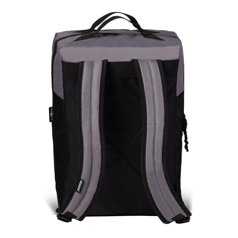 Custom Igloo Fundamentals Lotus Backpack Cooler - Black-Dark Grey - 9