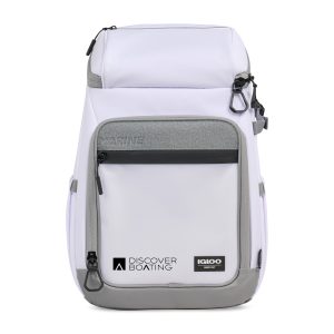 Custom Igloo Marine 30 Can Backpack Cooler - White