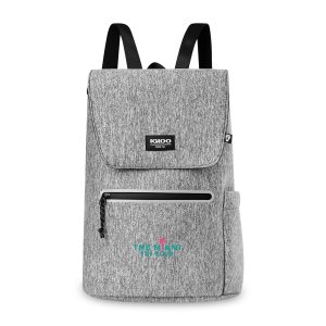 Custom Igloo Moxie Cinch Backpack Cooler - Heather Gray