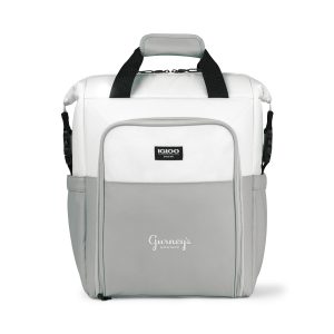 Custom Igloo Seadrift Switch Backpack Cooler - White-Grey