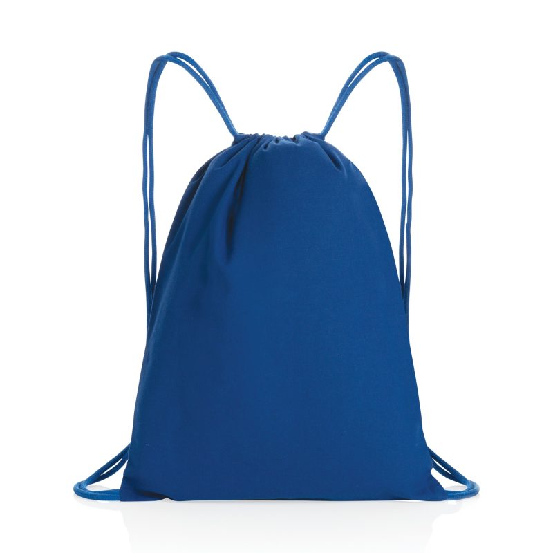 Custom Impact AWARE Recycled Cotton Cinchpack 145g - Blue - 1
