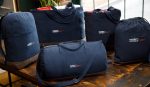 Custom Ivy Recycled Cotton Cinchpack - AWARE - Navy - 4