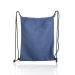 Custom Jersey Drawstring Bag Front Pocket Sports Backpacks (17.00" x 13.5") - 1