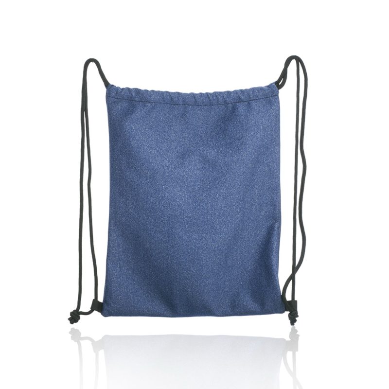 Custom Jersey Drawstring Bag Front Pocket Sports Backpacks (17.00" x 13.5") - 1
