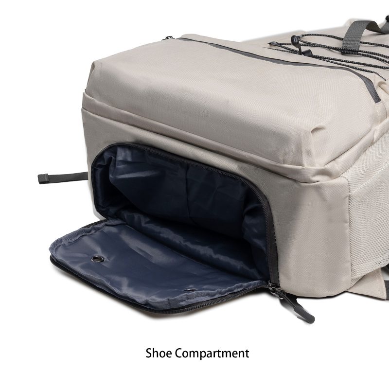 Custom Large Capacity Tennis Backpack Unisex Pickleball Bag with Shoe Compartment Holds 4 Rackets Outdoor - 2