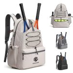 Custom Large Shoe Compartment Pickleball Paddle Backpack Tennis Bag