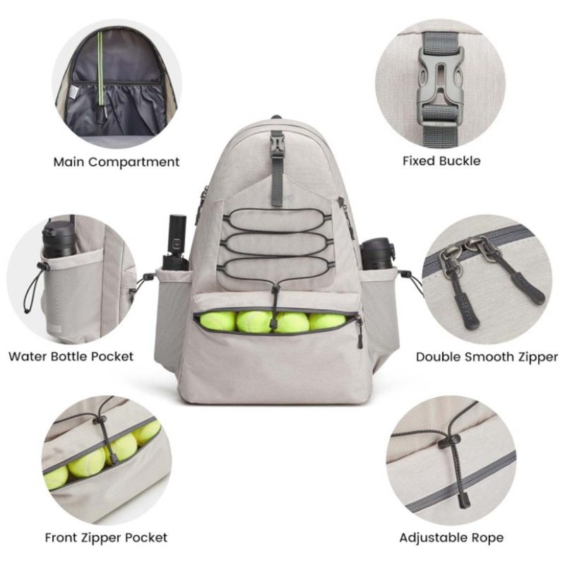 Custom Large Shoe Compartment Pickleball Paddle Backpack Tennis Bag - 2