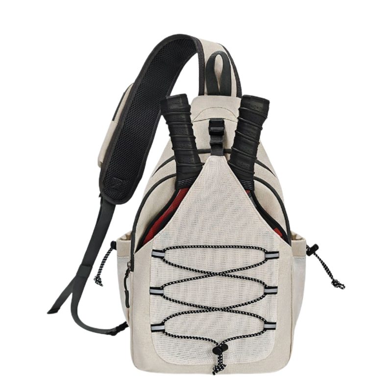 Custom Lightweight Breathable Oxford Pickleball Sling Backpack