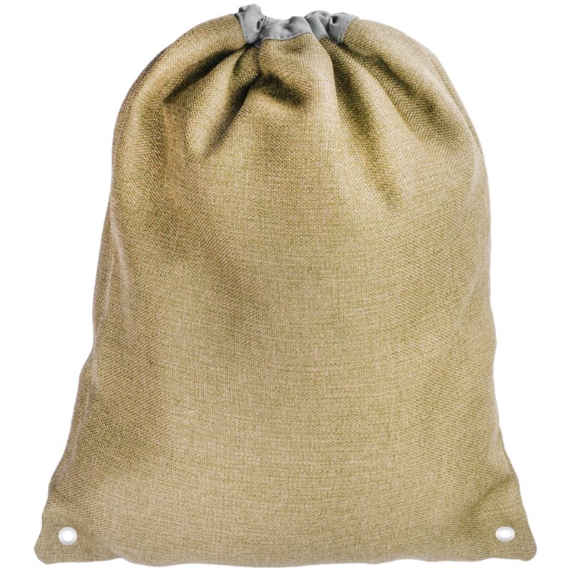 Custom Linen Cromwell Drawstring Backpacks - 1