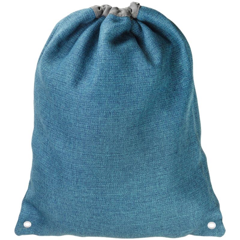 Custom Linen Cromwell Drawstring Backpacks - 2