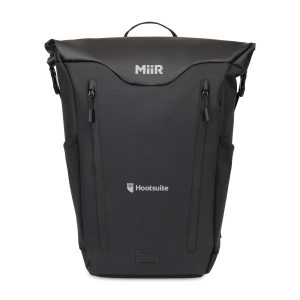 Custom MiiR Olympus 2.0 Recycled rPET 25L Laptop Backpack - AWARE - Black