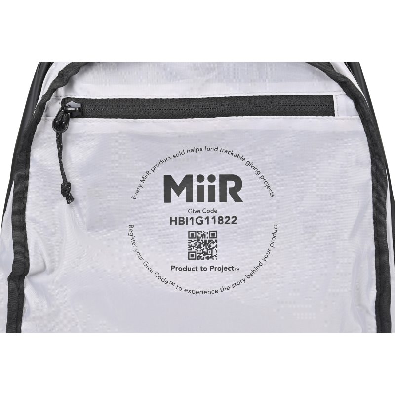 Custom MiiR Olympus 2.0 Recycled rPET 25L Laptop Backpack - AWARE - Black - 8