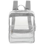 Custom Mini Clear PVC Transparent Backpack with Front Accessory Pocket (11"x5") - 4