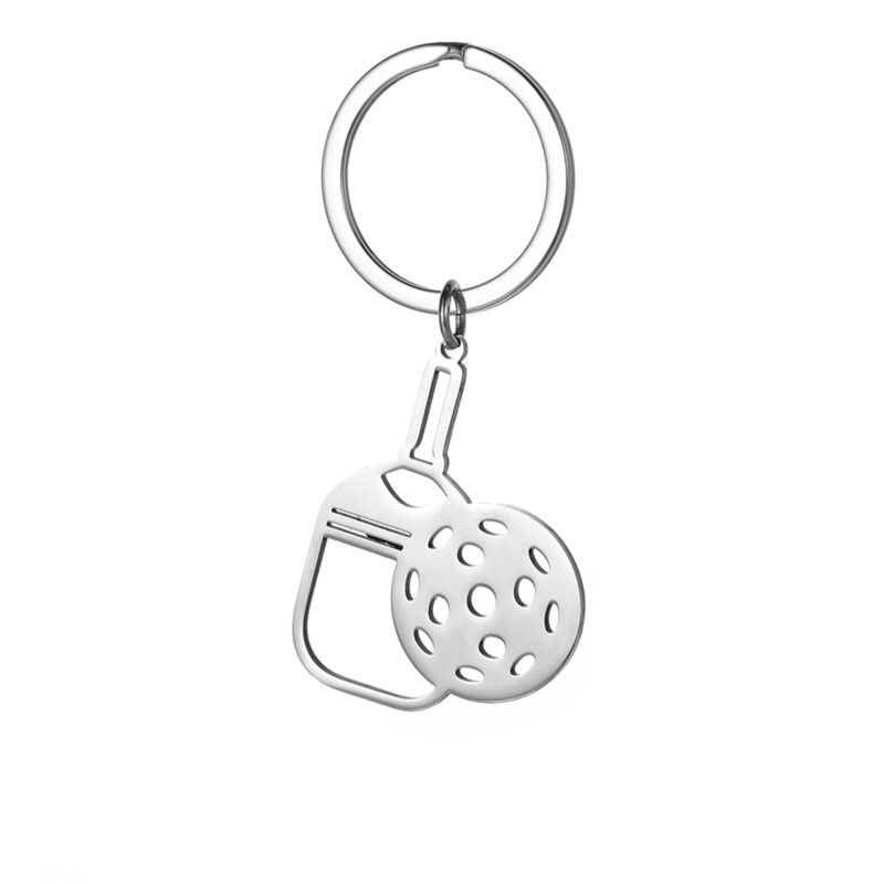 Custom Mini Pickleball Paddle Keyring Car Backpack Pendant - 3