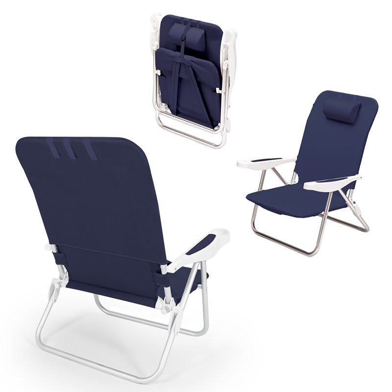 Custom Monaco Beach Chair with 6 Reclining Positions & Backpack Straps - 3