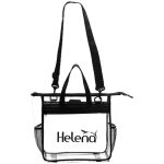 Custom Multi-Clear Convertible Tote & Messenger Backpack (12" x 12" x 6") - 2
