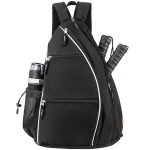 Custom Multi Pocket Pickleball Tennis Crossbody Sling Backpack - 1