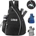 Custom Multi Pocket Pickleball Tennis Crossbody Sling Backpack