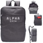 Custom Multi-Storage Travel Laptop Backpack (18.5" x 16")