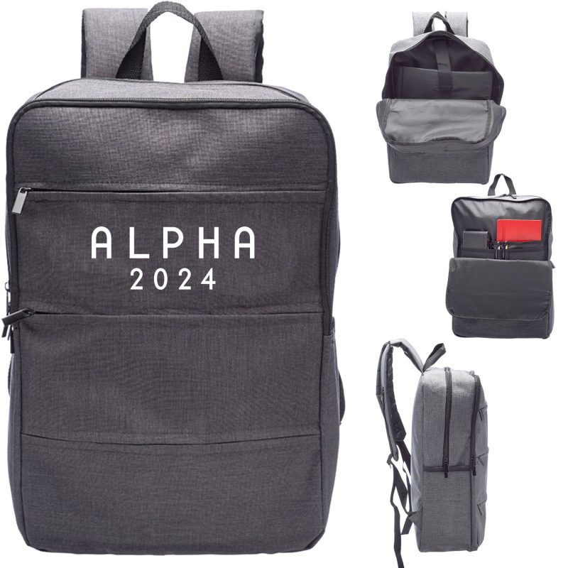 Custom Multi-Storage Travel Laptop Backpack (18.5" x 16")