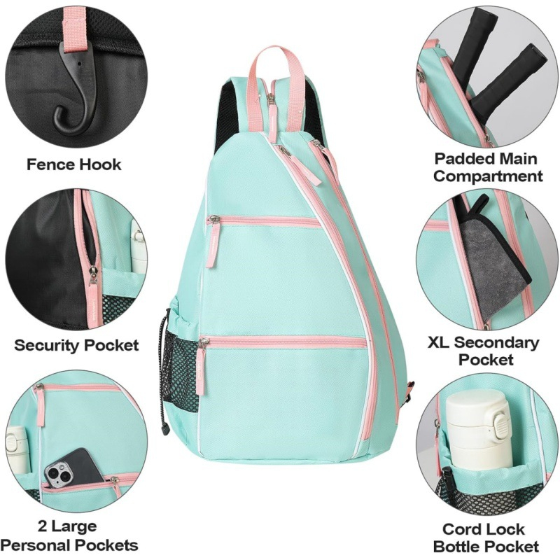 Custom Multifunctional Pickleball Paddle Backpack - 5