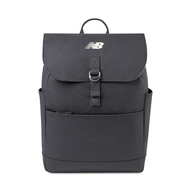 Custom New Balance Recycled Cotton Canvas Backpack - Black - 1