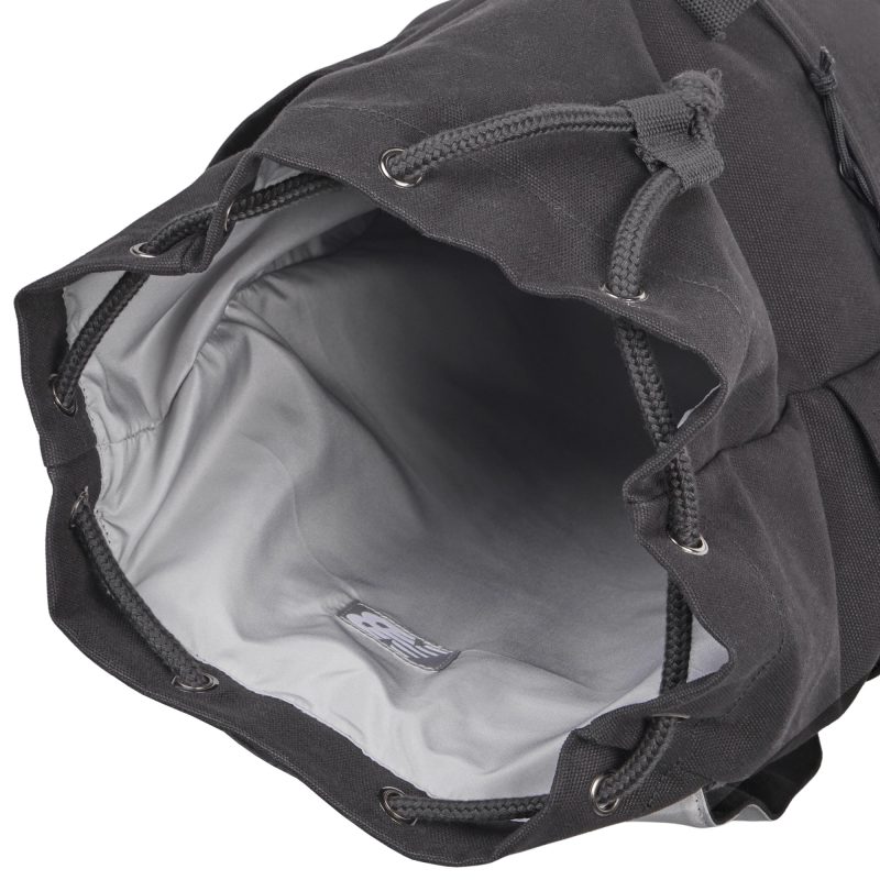 Custom New Balance Recycled Cotton Canvas Backpack - Black - 3
