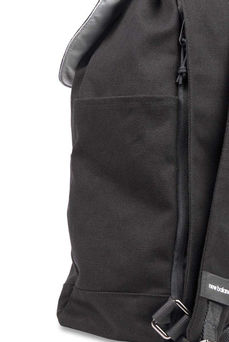 Custom New Balance Recycled Cotton Canvas Backpack - Black - 4