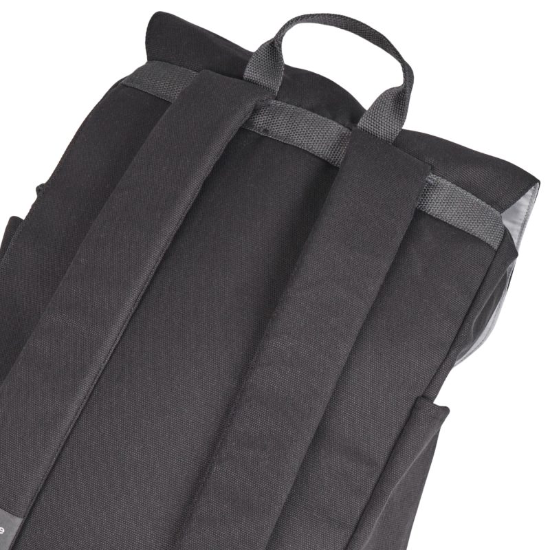 Custom New Balance Recycled Cotton Canvas Backpack - Black - 6