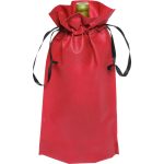 Custom Non-Woven Bottle Drawstring Bags w/ Custom Imprint - 2