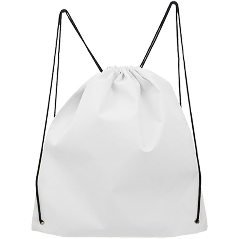 Custom Non-Woven Drawstring Backpack USA Decorated (16" x 18") - 8