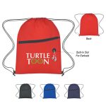 Custom Non-woven Hit Sports Pack With Front Zipper