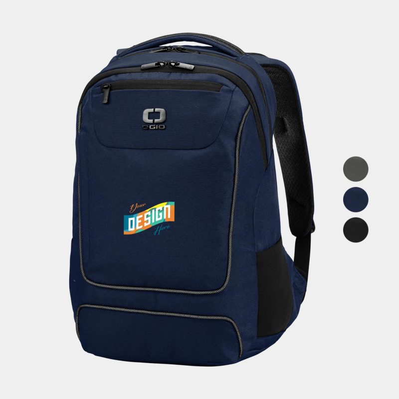 Custom OGIO® Backpack With Trolley Strap On Back