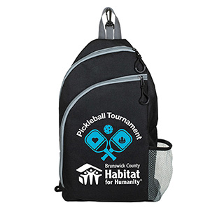 Custom "PADDLE SLING" Crossbody Pickleball Paddle and Sports Sling Backpack - 1
