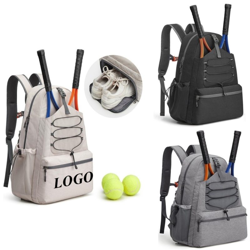 Custom Pickleball Backpack With Shoe Compartment