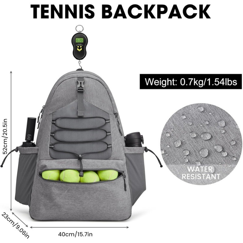 Custom Pickleball Backpack w/Bottle Holder - 3