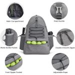 Custom Pickleball Backpack w/Bottle Holder - 4